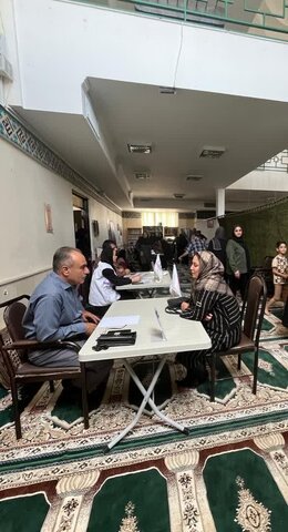 میز خدمت در شهر مهستان و در محل مسجد امام حسن مجتبی (ع) برگزار شد