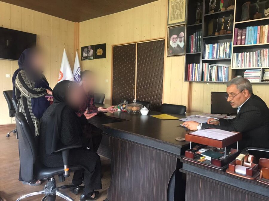 سنندج | دیدار چهره به چهره مدیرکل بهزیستی کردستان با جامعه هدف