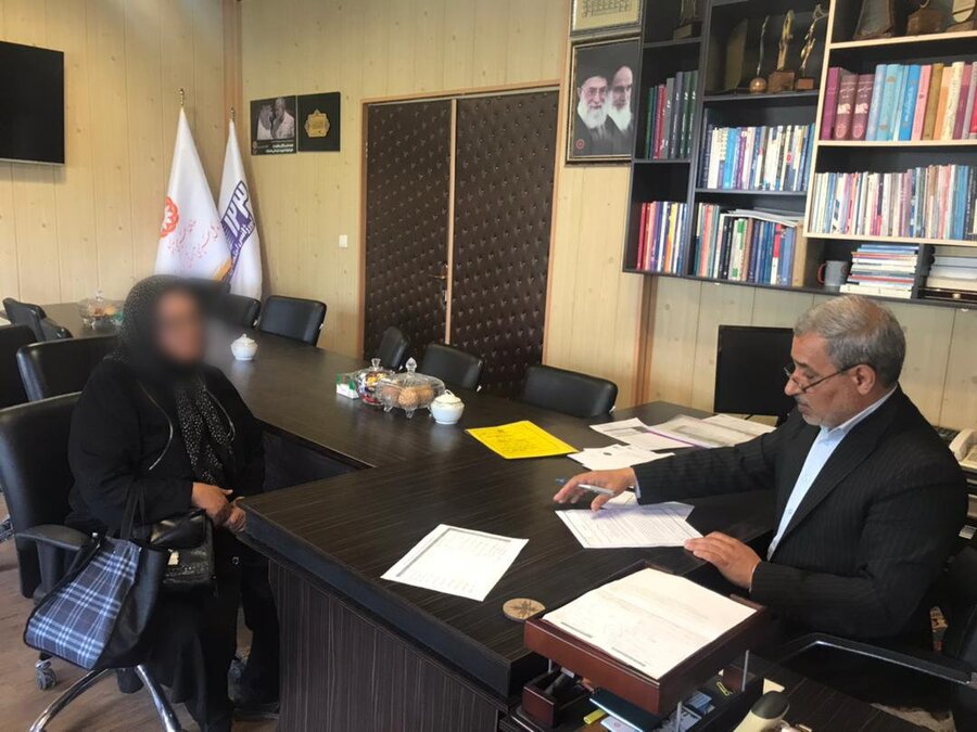 سنندج | دیدار چهره به چهره مدیرکل بهزیستی کردستان با جامعه هدف