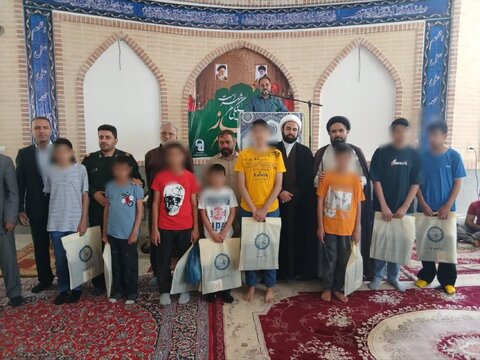 حضور فرزندان خانه ولیعصر عج در نماز عبادی سیاسی جمعه شهر کوهسار