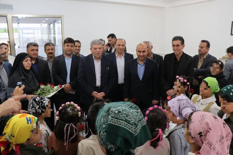 گزارش تصویری/ حضور یک‌روزه رئیس سازمان بهزیستی کشور در مهاباد