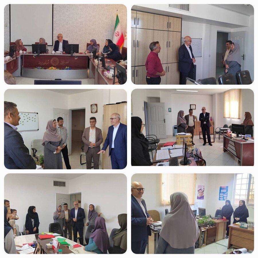 مدیرکل بهزیستی استان با مدیر و کارکنان مدیریت بهزیستی بیرجند دیدار کرد