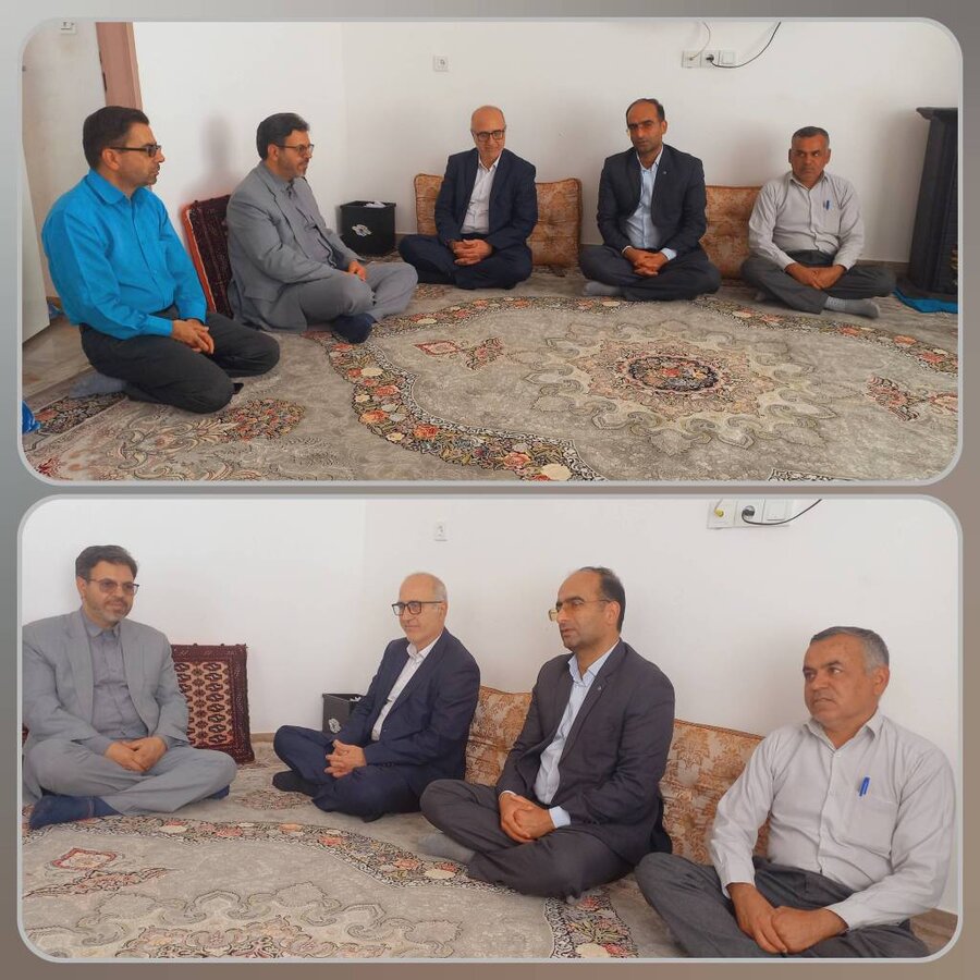 سرپرست بهزیستی خراسان جنوبی با خانواده‌ تحت حمایت بهزیستی در طبس دیدار کرد