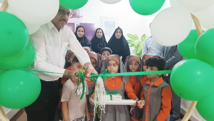 دیّر| افتتاحیه برنامه بینایی‌سنجی پیشگیری از تنبلی چشم کودکان ۳ تا ۶ سال در شهرستان دیّر
