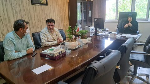 بازدید کارشناس ستادی مناسب سازی از اداره بهزیستی شهرستان طالقان