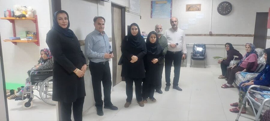 قروه | بازدید مسئولان بهزیستی از مراکز شبانهروزی نگهداری از معلولین ذهنی