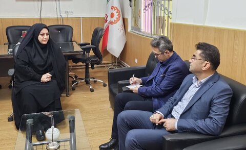 نکا| دیدار سرپرست فرمانداری نکا با کارکنان اداره بهزیستی و اورژانس اجتماعی 