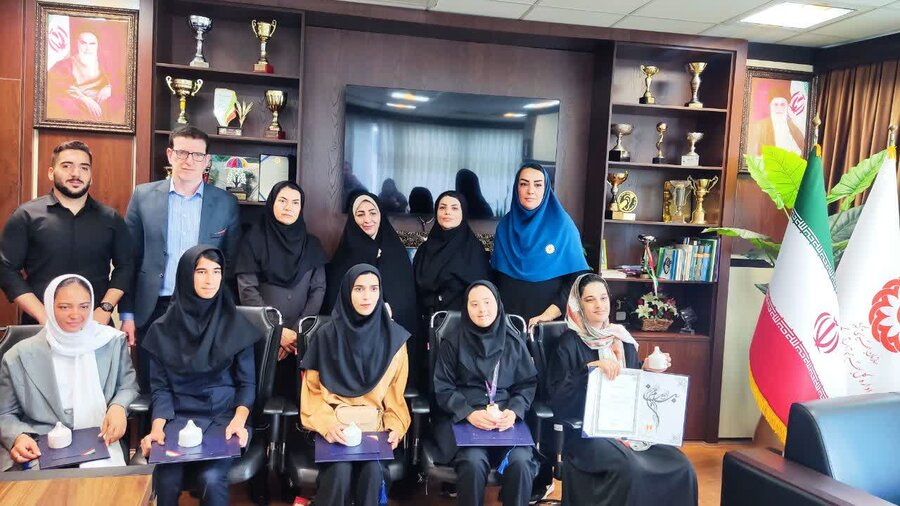 تجلیل از قهرمانان ورزشی بهزیستی استان گلستان