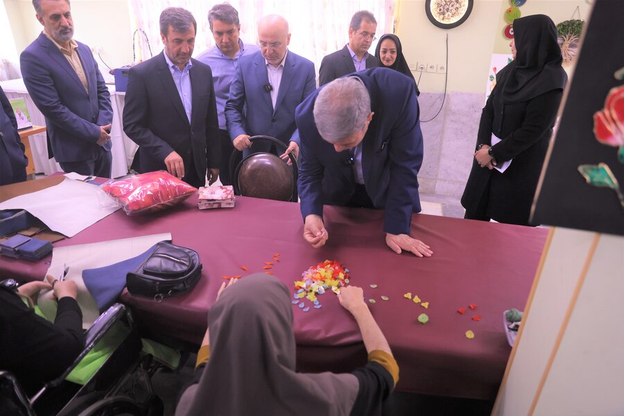 بازدید رئیس سازمان بهزیستی کشور از مرکز کهریزک تهران