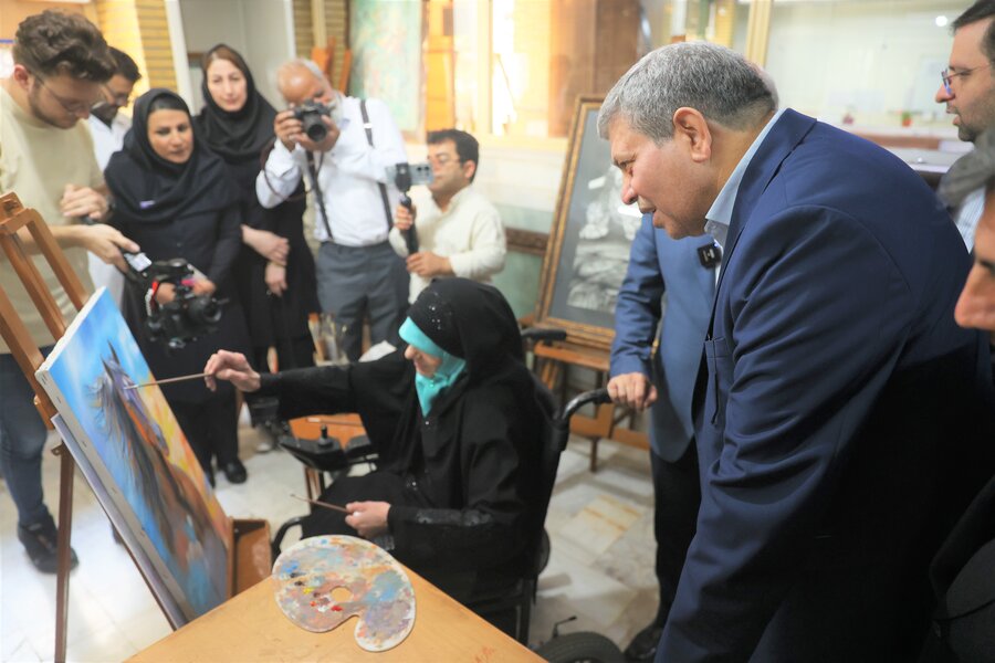 بازدید رئیس سازمان بهزیستی کشور از مرکز کهریزک تهران