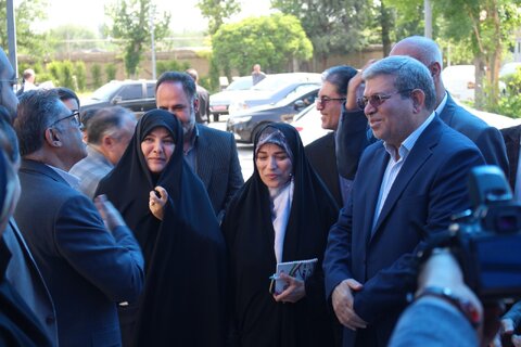 مراسم استقبال از معاون وزیر و رئیس سازمان بهزیستی کشور برگزار شد