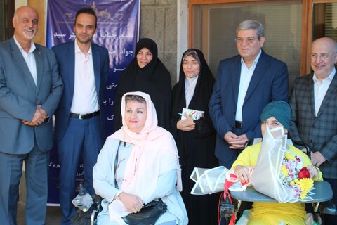 مراسم استقبال از معاون وزیر و رئیس سازمان بهزیستی کشور برگزار شد
