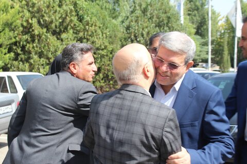 مراسم استقبال از معاون وزیر و رئیس سازمان بهزیستی کشور برگزار شد