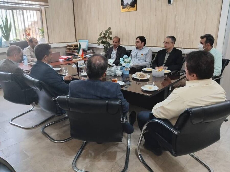 طالقان | دیدار رئیس بهزیستی با رئیس جدید اداره آموزش و پرورش شهرستان طالقان