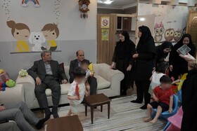 بازدید رئیس سازمان بهزیستی کشور از" مرکز بانیان مهر" شهرستان رشت