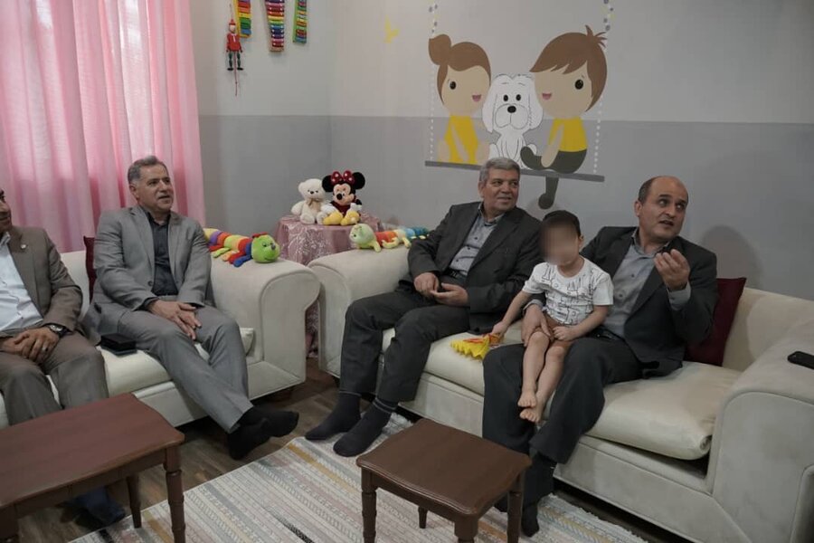 بازدید ریاست سازمان بهزیستی کشور از مرکز بانیان مهر رشت