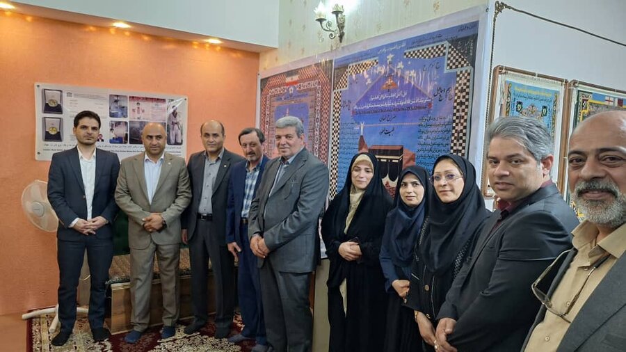 دیدار معاون وزیر و رئیس سازمان بهزیستی کشور با هنرمند ناشنوای گیلانی