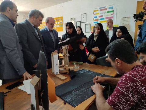 گزارش تصویری | بازدید معاون وزیر و رئیس سازمان بهزیستی کشور از مرکز حرفه آموزی کاویان شهرستان لنگرود