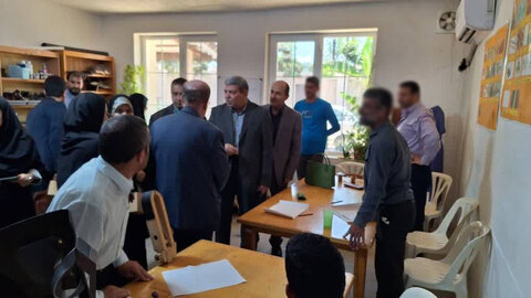 گزارش تصویری | بازدید معاون وزیر و رئیس سازمان بهزیستی کشور از مرکز حرفه آموزی کاویان شهرستان لنگرود