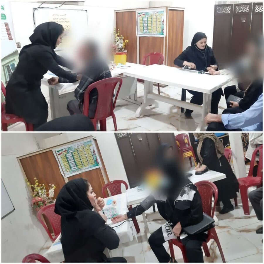 چهارباغ | کنترل فشارخون و تست قندخون رایگان ویژه جامعه هدف بهزیستی چهارباغ