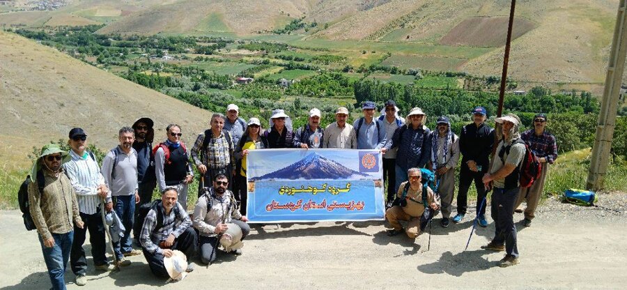 کوهنوردی کارکنان بهزیستی کردستان به مناسبت سالروز آزادسازی خرمشهر