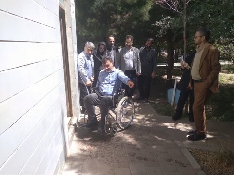 بازدید میدانی از وضعیت مناسب سازی پارک سعدی اشتهارد