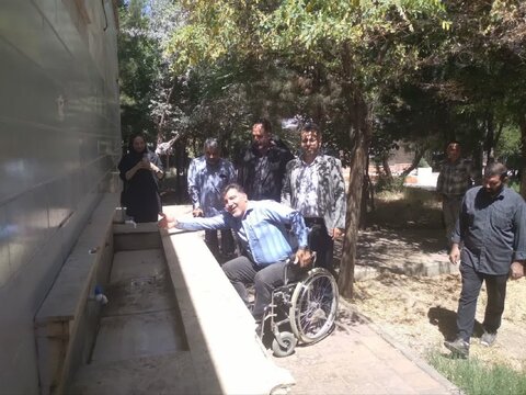 بازدید میدانی از وضعیت مناسب سازی پارک سعدی اشتهارد