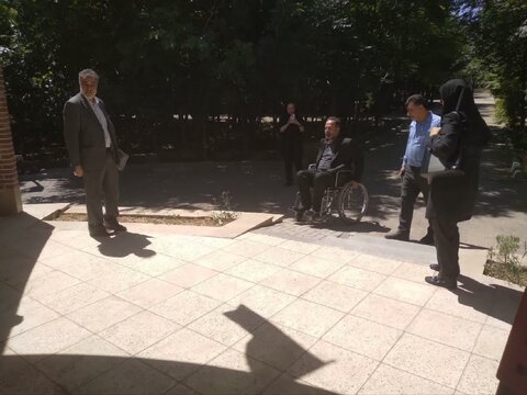 بازدید میدانی از وضعیت مناسب سازی پارک سعدی اشتهارد