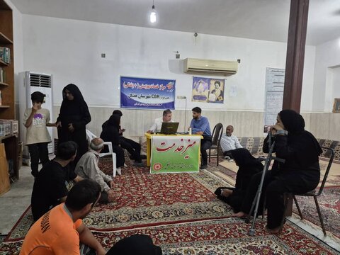 برگزاری میز خدمت بهزیستی در مسجد روستای نمره ۲ هفتکل