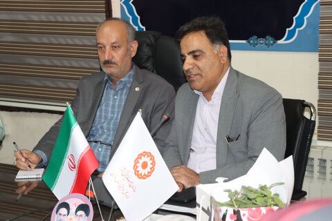 دیدار رئیس و کارکنان اداره بهزیستی شهرستان اراک با سرپرست اداره کل بهزیستی استان مرکزی