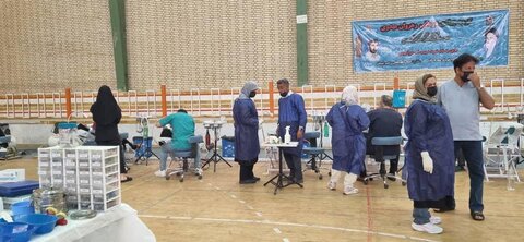 ارائه خدمات دندانپزشکی رایگان به مددجویان بهزیستی بهبهان توسط گروه جهادی هوافضای سپاه  