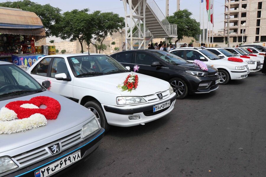 قرچک l ازدواج آسان ۱۶ زوج به همت بهزیستی