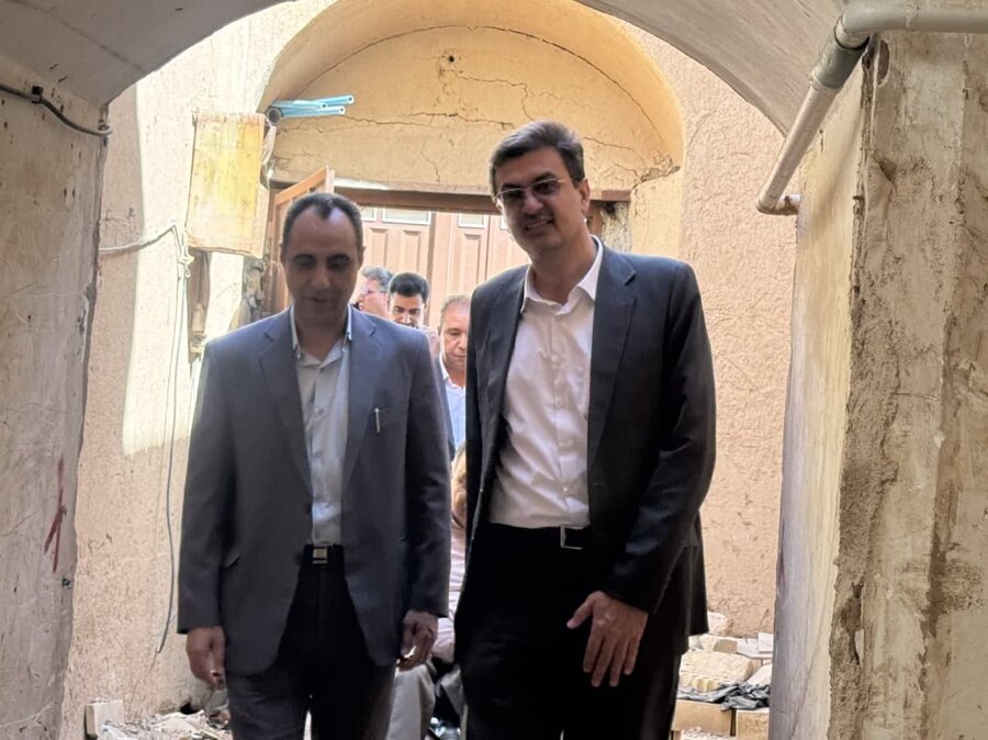 بازدید مدیرکل بهزیستی و مدیرکل میراث فرهنگی یزد از خانه جامعه معلولین  