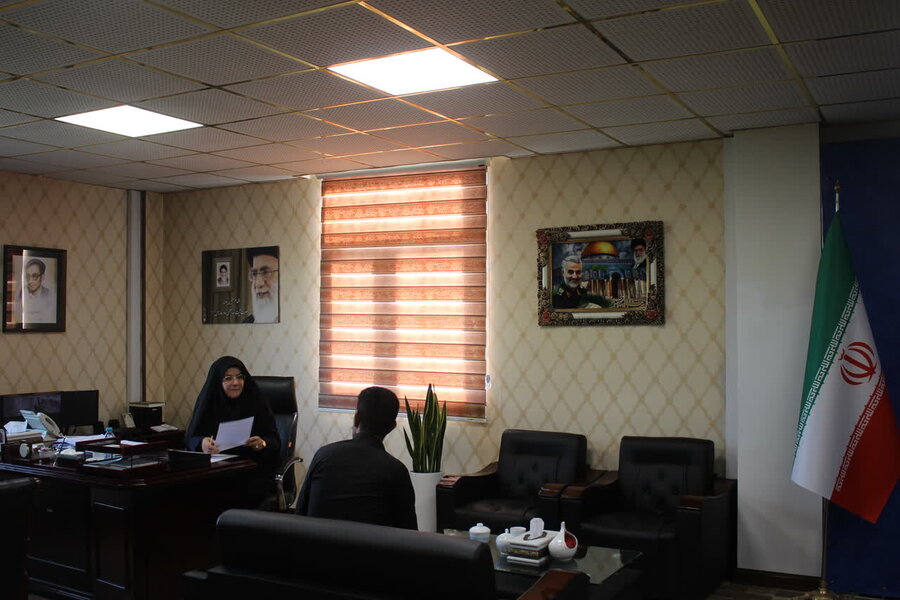 دیدار چهره‌به‌چهره مدیرکل بهزیستی البرز با جامعه هدف در راستای تکریم ارباب‌رجوع