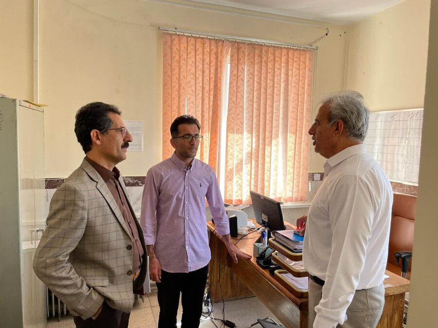 دیدار معاون پشتیبانی بهزیستی کردستان با کارکنان بهزیستی قروه