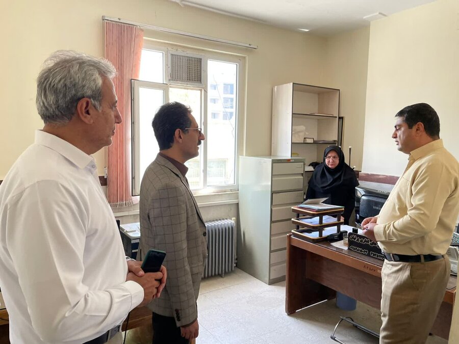 دیدار معاون پشتیبانی بهزیستی کردستان با کارکنان بهزیستی قروه