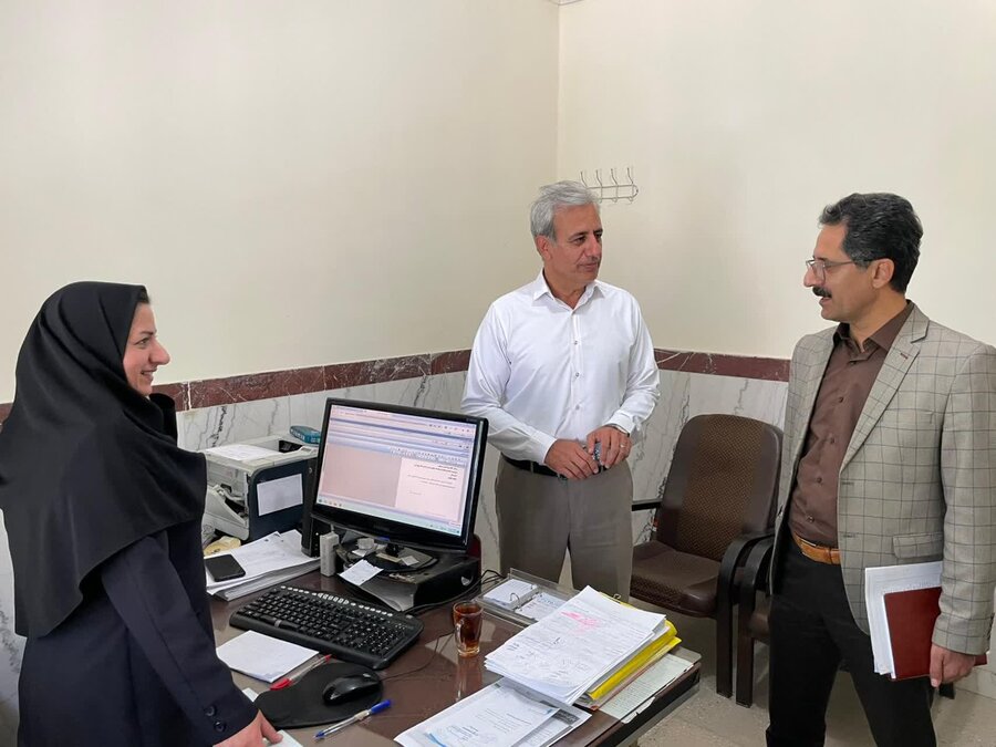 دیدار معاون پشتیبانی بهزیستی کردستان با کارکنان بهزیستی قروه
