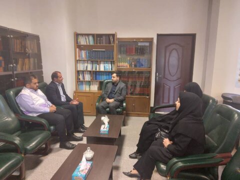 نوشهر| رئیس اداره بهزیستی نوشهر با رئیس دادگستری شهرستان نشست مشترک برگزار کرد 