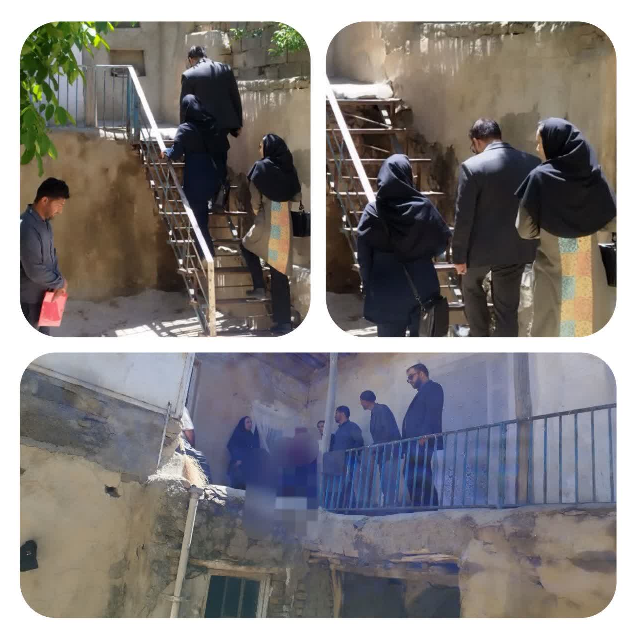 بازدید رئیس بهزیستی بهار از منزل معلولین و مددجویان