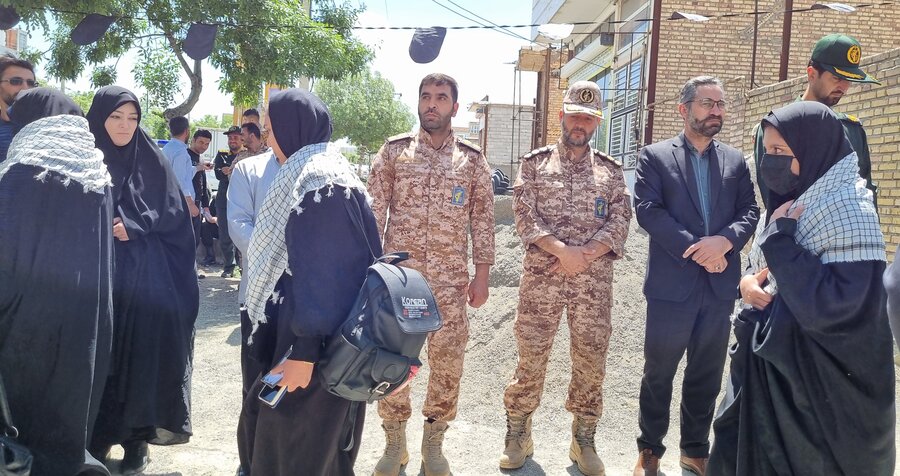 بدرقه پرشور کاروان زائران حرم امام خمینی (ره) در چالدران