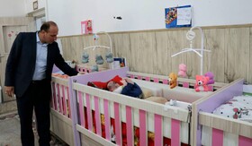 مدیرکل بهزیستی آذربایجان‌غربی با فرزندان شیرخوارگاه مهر عید قربان را جشن گرفت