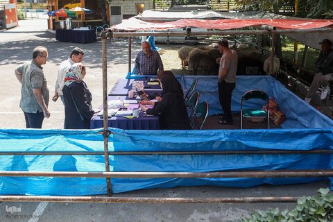 ذبح بهداشتی قربانی در شیرخوارگاه آمنه برای نیازمندان