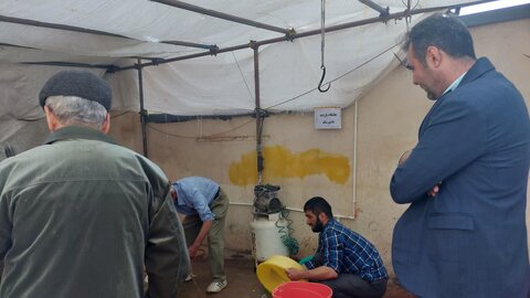 اهداء ۱۶ راس گوسفند قربانی به مرکز رعد تحت نظارت اداره بهزیستی شهرستان طالقان