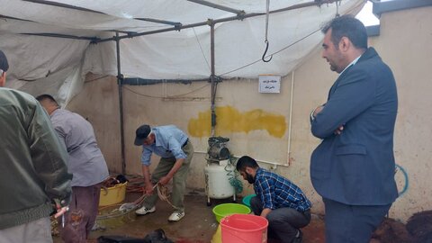 اهداء ۱۶ راس گوسفند قربانی به مرکز رعد تحت نظارت اداره بهزیستی شهرستان طالقان