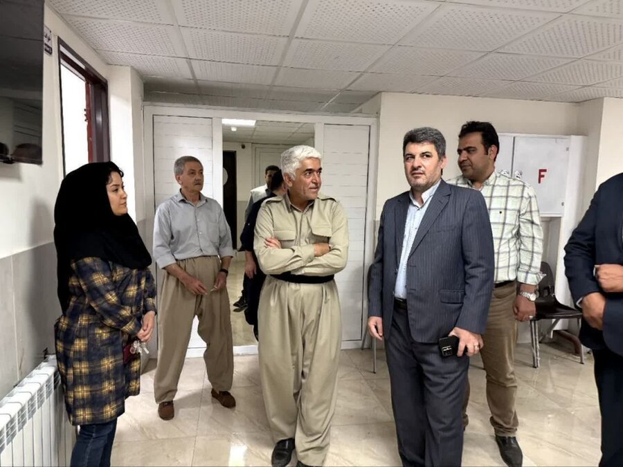 مریوان | فرماندار از مرکز توانبخشی باران رحمت بازدید کرد