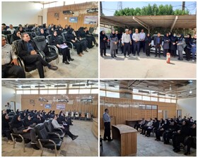 آموزش آتش‌نشانی و ایمنی محیط کار برای پرسنل بهزیستی آبادان برگزار شد