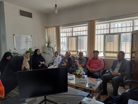 آباده|مراسم خواستگاری از فرزند مرکز شبه خانواده حضرت زینب(س