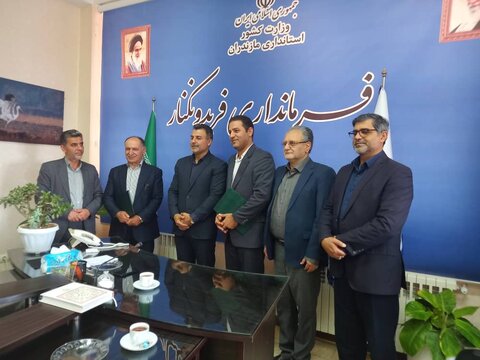 مراسم تکریم و معارفه سرپرست اداره بهزیستی شهرستان فریدونکنار برگزار شد
