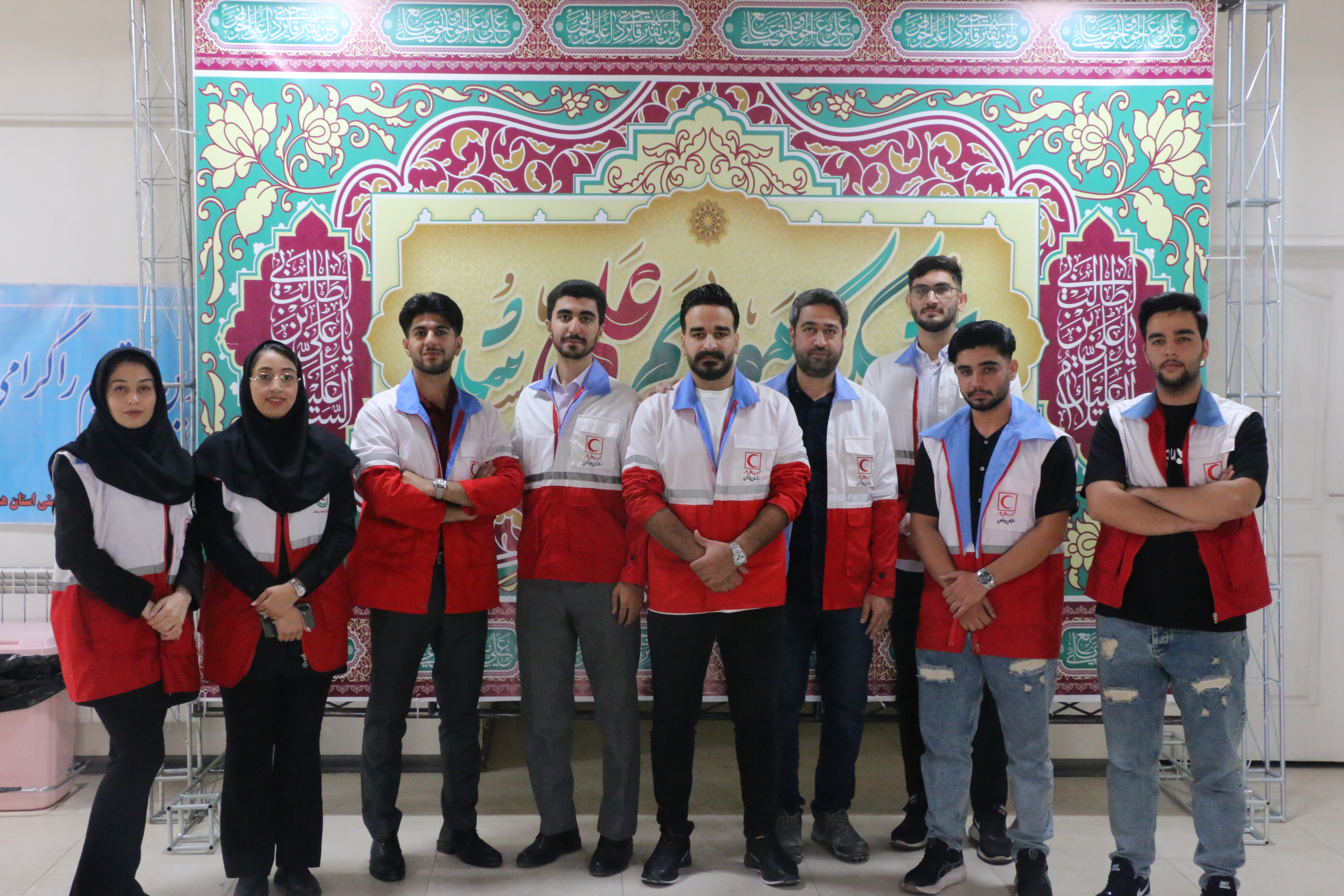 برگزاری سومین برنامه گروه دانشجویی «موج سرخ مهربانی» با همکاری بهزیستی استان همدان