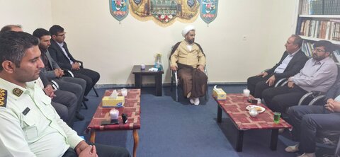 دیدار سرپرست اداره کل بهزیستی کهگیلویه و بویراحمد با امام جمعه شهر قلعه رئیسی